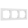 Миниатюра фото рамка из поликарбоната на 3 поста werkel hammer белый w0032401 | 220svet.ru
