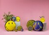 Миниатюра фото подушка classic smiley seletti | 220svet.ru