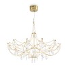 Миниатюра фото подвесная люстра светодиодная freya amela fr6138pl-l30bs | 220svet.ru