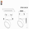 Миниатюра фото трековый светодиодный светильник st luce st651.546.09 | 220svet.ru