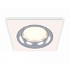 Миниатюра фото комплект встраиваемого светильника ambrella light techno spot xc7631003 swh/psl белый песок/серебро полированное (c7631, n7012) | 220svet.ru