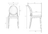 Миниатюра фото стул обеденный набор 4 шт dobrin albert lmzl-pp712-n_b-_p-black-11011 | 220svet.ru