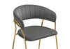 Миниатюра фото стул woodville kamelia 1 dark gray / gold 15470 | 220svet.ru