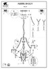 Миниатюра фото подвесная люстра arte lamp moris a8888lm-5gy | 220svet.ru