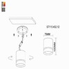 Миниатюра фото потолочный светодиодный светильник st luce st115.432.12 | 220svet.ru