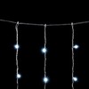 Миниатюра фото гирлянда занавес облегченный 2 x 3 м белый 220в, 600 led, провод прозрачный пвх, ip54 ltc pcl600not-10-2w | 220svet.ru