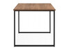 Миниатюра фото стол деревянный woodville лиман 140х80 дуб крафт золотой / черный матовый 615155 | 220svet.ru