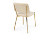 Миниатюра фото стул на металлокаркасе woodville armond beige / gold 15921 | 220svet.ru