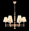 Миниатюра фото подвесная люстра crystal lux flavio sp6 gold | 220svet.ru