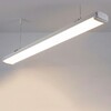 Миниатюра фото подвесной линейный светодиодный светильник uniel ulo-k21a 40w/4000k/l125/k ip65 white ul-00013700 | 220svet.ru
