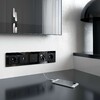 Миниатюра фото тв-розетка оконечная werkel черные матовый w1183008 | 220svet.ru
