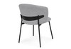 Миниатюра фото стул на металлокаркасе woodville рикко серый (81 cloud) / черный 674677 | 220svet.ru