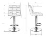 Миниатюра фото стул барный dobrin tailor white lm-5017_w-m_mj9-88-12746 | 220svet.ru