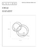 Миниатюра фото бра lucide circle 21225/01/30 | 220svet.ru