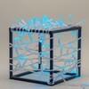 Миниатюра фото гирлянда нить с колпачком 10м небесно-голубая 24в, 100 led, провод прозрачный пвх, ip65 ltc pst100cap-10-1sb | 220svet.ru