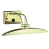 Миниатюра фото подсветка для картин ideal lux mirror-20 ap2 ottone | 220svet.ru