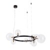 Миниатюра фото подвесная люстра arte lamp vincent a7790sp-10bk | 220svet.ru