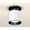 Миниатюра фото комплект накладного светильника ambrella light techno spot xs7401082 swh/pbk белый песок/черный полированный (n7926, c7401, n7011) | 220svet.ru