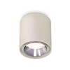Миниатюра фото комплект накладного светильника ambrella light techno spot xs7724003 sgr/psl серый песок/серебро полированное (c7724, n7032) | 220svet.ru