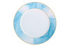 Миниатюра фото тарелка обеденная garda decor 26fc-tar-azzuro-26 | 220svet.ru