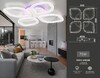 Миниатюра фото потолочная светодиодная люстра ambrella light acrylica original fa4501 | 220svet.ru