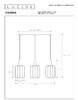Миниатюра фото подвесной светильник lucide corina 03447/03/38 | 220svet.ru
