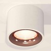 Миниатюра фото комплект накладного светильника ambrella light techno spot xs7510025 swh/ppg белый песок/золото розовое полированное (c7510, n7015) | 220svet.ru