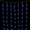 Миниатюра фото гирлянда занавес облегченный 2 x 3 м синий 220в, 600 led, провод прозрачный пвх, ip54 ltc pcl600not-10-2b | 220svet.ru