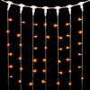 Миниатюра фото гирлянда занавес 2 x 3 м желтый 220в, 600 led, провод прозрачный пвх, ip54 ltc pcl602-10-2y | 220svet.ru