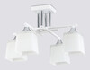 Миниатюра фото потолочная люстра на штанге ambrella light traditional loft tr tr303041/4 wh | 220svet.ru