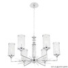 Миниатюра фото подвесная люстра crystal lux gloria sp6 chrome | 220svet.ru