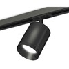 Миниатюра фото комплект трекового светильника ambrella light xt7422001 sbk/pbk черный песок/черный полированный (a2537, c7422, n7031) | 220svet.ru