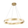 Миниатюра фото подвесной светодиодный светильник indigo treccia 14013/b/1p gold v000069l | 220svet.ru