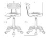Миниатюра фото табурет мастера dobrin billy lm-3052_ch-m_el-white-13142 | 220svet.ru