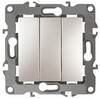 Миниатюра фото выключатель трехклавишный эра 12 10ax 250v 12-1107-15 б0019302 | 220svet.ru