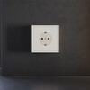 Миниатюра фото накладка для розетки с заземлением voltum s70 vls000613 (хлопок) | 220svet.ru