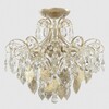 Миниатюра фото потолочная люстра crystal lux esmiralda pl4 gold | 220svet.ru