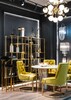 Миниатюра фото стул велюр оливковый/матовое garda decor 76ar-6210gold-olv | 220svet.ru