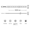 Миниатюра фото лента gauss 10w/m 60led/m 5050smd разноцветный 3m bt054 | 220svet.ru