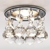Миниатюра фото встраиваемый светильник ambrella light crystal k2051 ch/cl | 220svet.ru