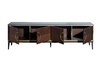 Миниатюра фото тумба под tv 4-х дверная шпон garda decor 151sv-10003 | 220svet.ru