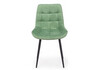 Миниатюра фото стул на металлокаркасе woodville челси к фисташковый (zd 651) / черный np 632503 | 220svet.ru