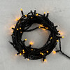 Миниатюра фото гирлянда нить 10м желтая с мерцанием каждого диода 220в, 75 led, провод черный каучук, ip65 ltc ll75abl-1-2y | 220svet.ru