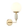 Миниатюра фото бра lumion vivien 6580/1w золотой | 220svet.ru