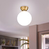 Миниатюра фото потолочный светильник eurosvet bubble 30197/1 латунь | 220svet.ru