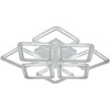 Миниатюра фото потолочная светодиодная люстра reluce 09826-3.3-4+4b wh | 220svet.ru