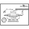 Миниатюра фото встраиваемый светильник novotech ligna 370275 | 220svet.ru