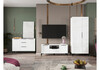 Миниатюра фото готовая гостиная комплектация 1 woodville иадама белый глянец 620679 | 220svet.ru