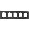 Миниатюра фото рамка werkel slab на 5 постов черный софт w0052908 4690389207907 | 220svet.ru