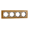 Миниатюра фото рамка 4-постовая mono electric style бамбук 107-530000-163 | 220svet.ru